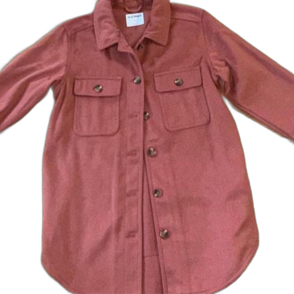Men’s Old Navy polyester brick color coat size small